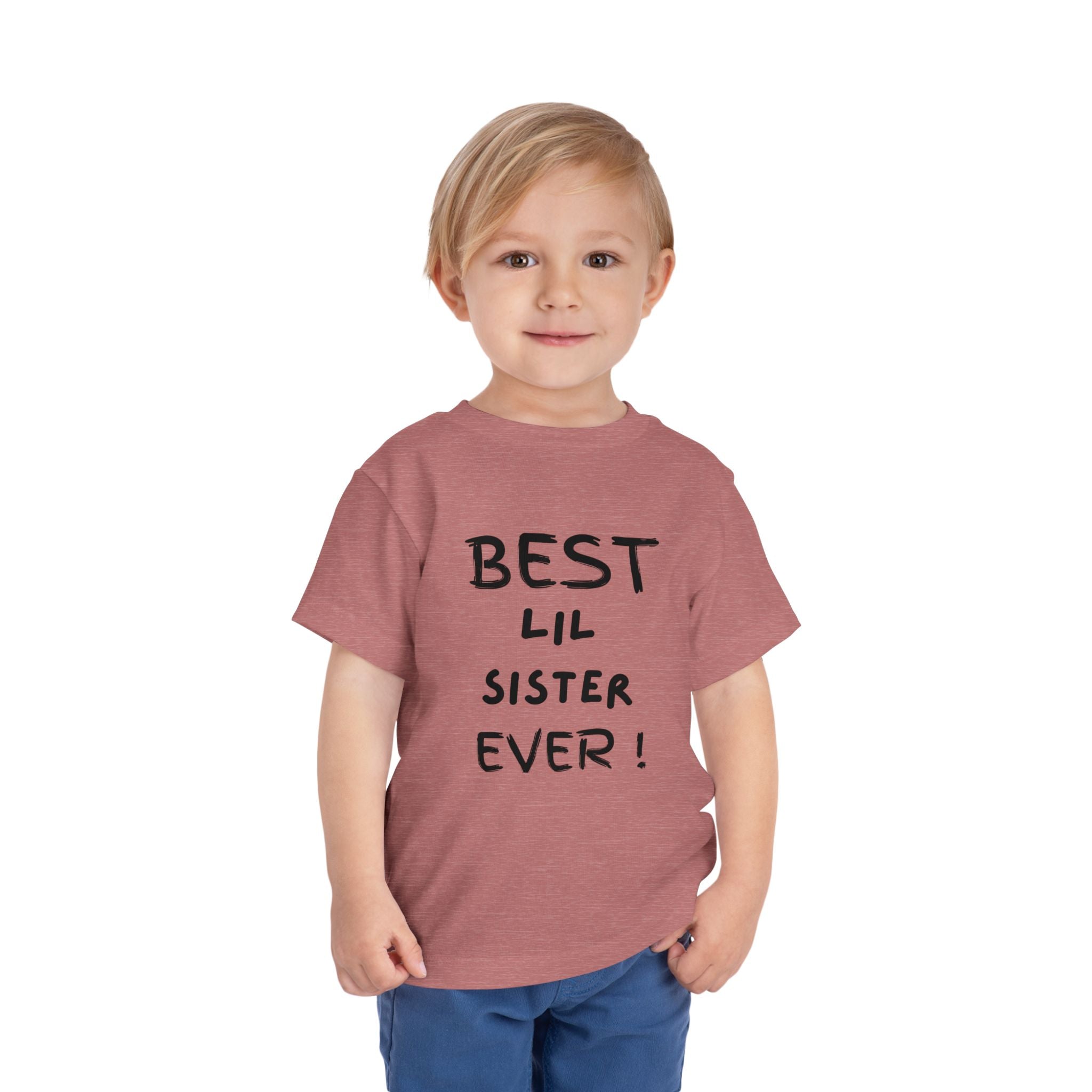 Best Lil Sister Ever Toddler Tee
