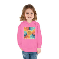 Toddler Hoodie — "Created With A Purpose" Retro Sunburst Pullover