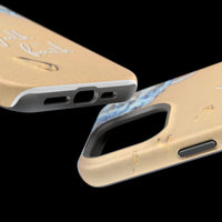 iPhone Inspirational Magnetic Phone Case, Unique Phone Accessories, Faith-Based Gifts, Coastal Vibes, Walk by Faith Design