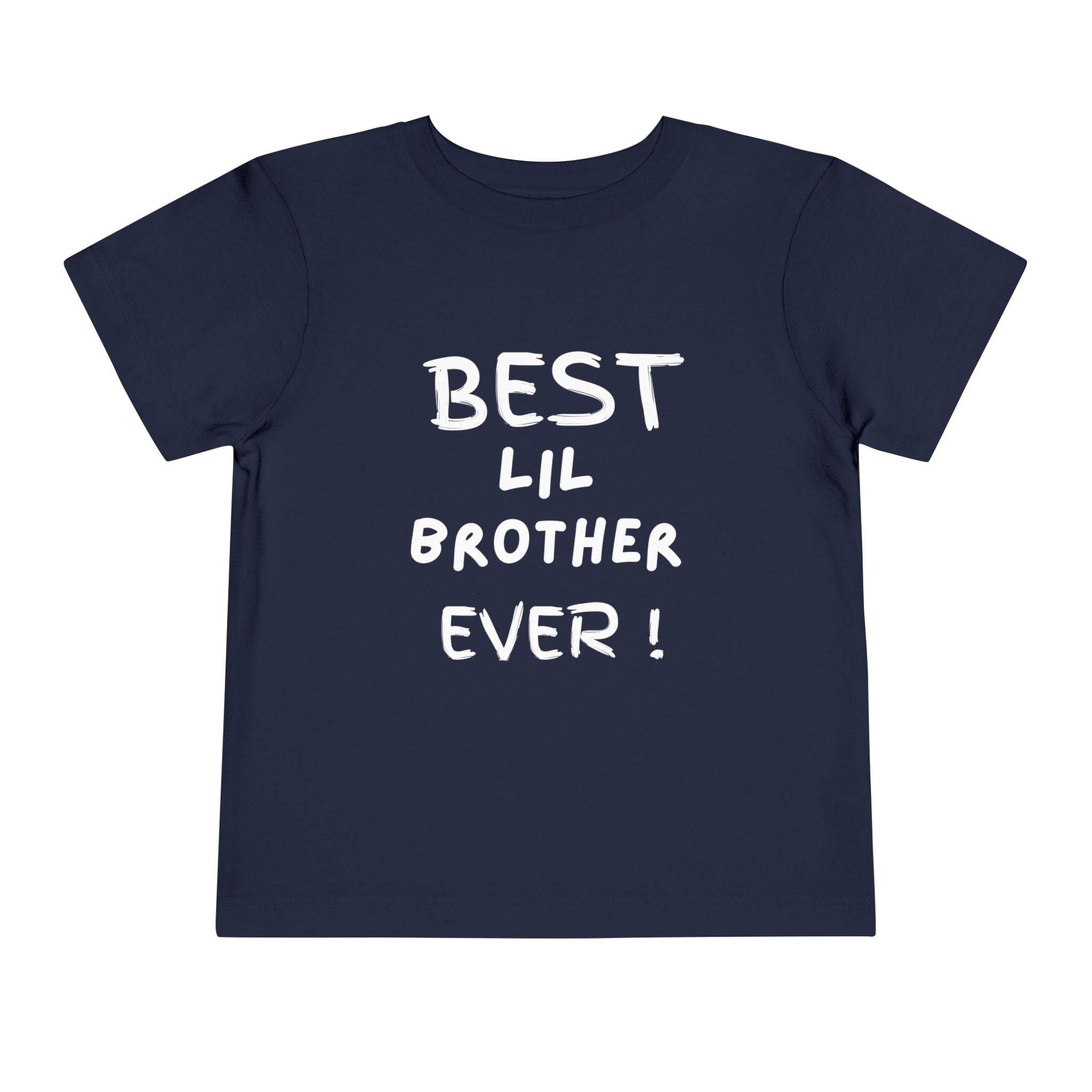 Best Lil Brother Ever Toddler Tee, Cute Kids Shirt, Sibling Gift, Birthday Gift for Toddlers, Family Matching Tee, Baby Shower Present