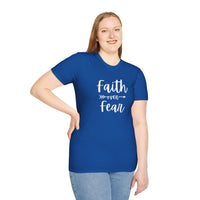 Faith Over Fear Unisex Softstyle T-Shirt | Christian Shirts for Women Men - Faith Based Gifts