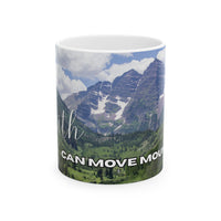 Faith Can Move Mountains Coffee Mug - Christian Gifts for Women Men - Faith Based Gifts