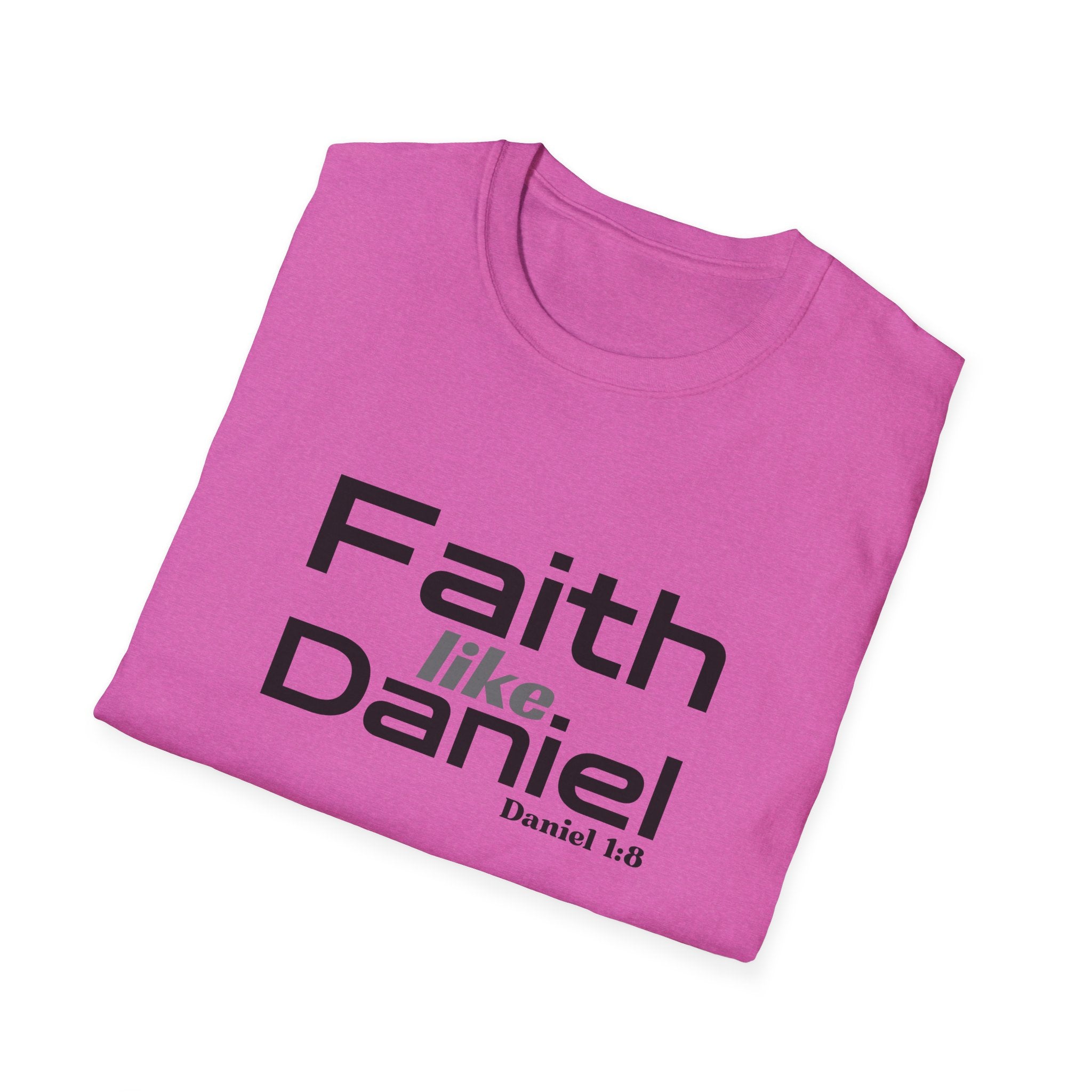 Faith Like Daniel T-Shirt – Christian Scripture Tee (Daniel 1:8)