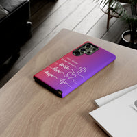 Samsung Faith, Love & Hope Gradient Phone Case — 'Now These Three Remain' Christian Protective Case
