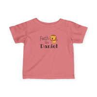 Infant Tee — 'Faith Like Daniel' Cute Lion Baby Shirt