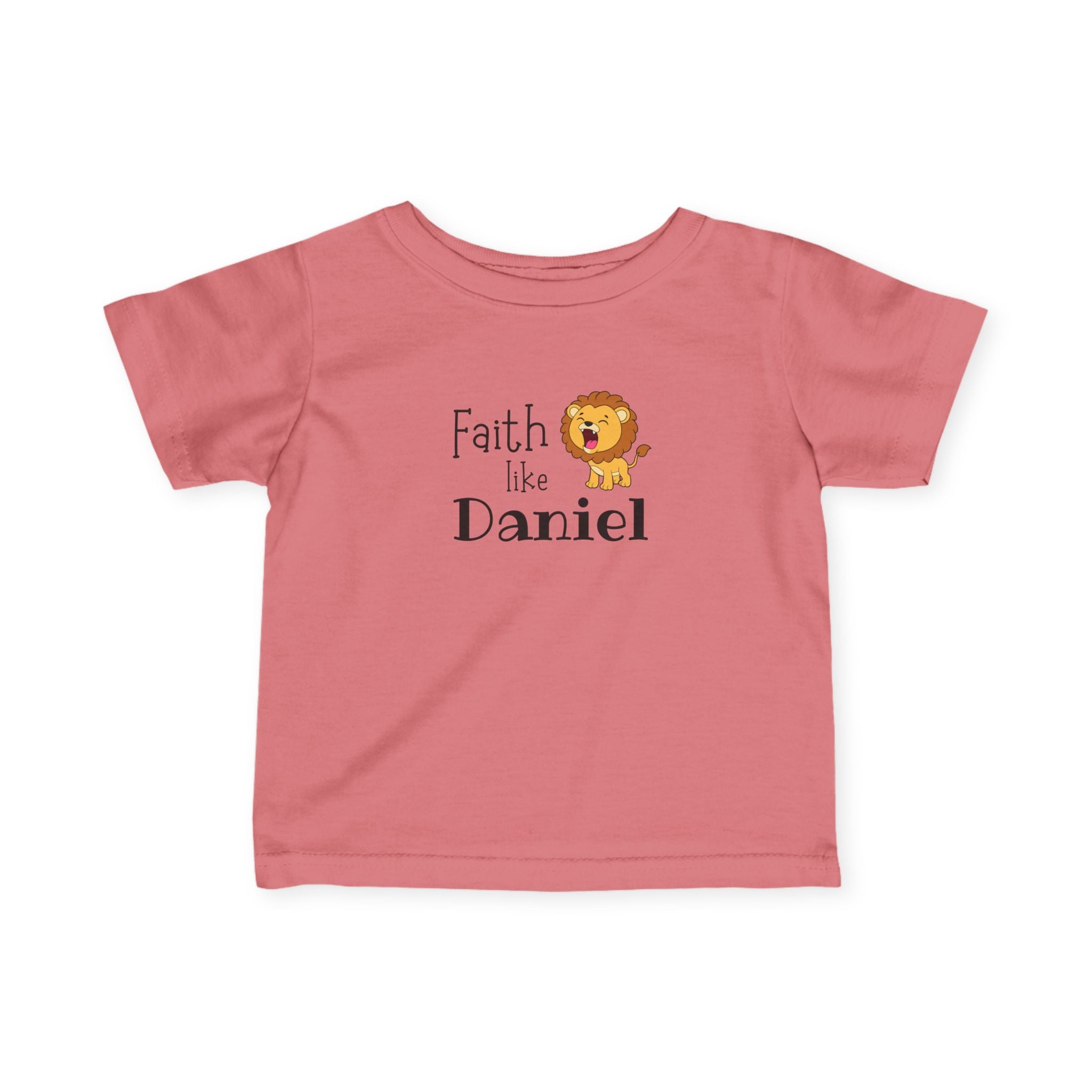 Infant Tee — 'Faith Like Daniel' Cute Lion Baby Shirt