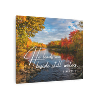 He Leads Me Beside Still Waters - Faith Wall Art - Metal - Inspirational Wall Art Christian Gifts for Women Men