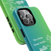 iPhone - 'Faith Love Hope' Christian Cross Protective Cover