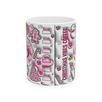 Holiday Hot Chocolate Mug – Christmas Coffee Vibes Christmas Ceramic Cup