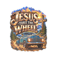 Jesus Take the Wheel – Vintage Truck Christian Vinyl Sticker