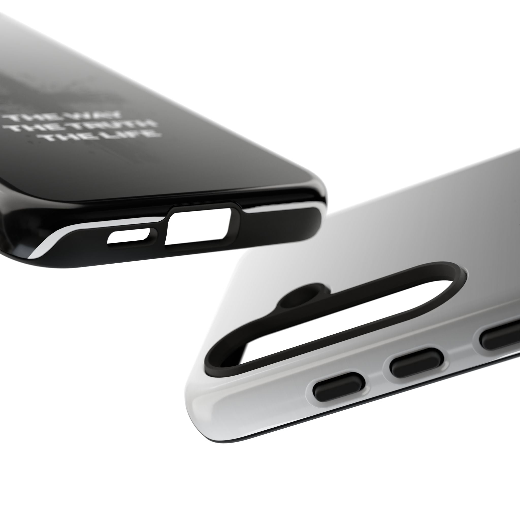 Christian Cross Phone Case — "The Way The Truth The Life" Protective Phone Cover
