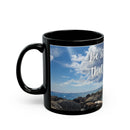 Be Still and Know I Am God - Psalm 46:10 Inspirational Black Mug