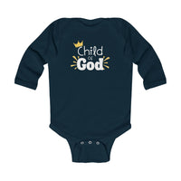 Child of God Infant Bodysuit — Long Sleeve Christian Baby Onesie