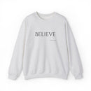 Embroidered Believe John 3:16 Unisex Heavy Blend Crewneck Sweatshirt