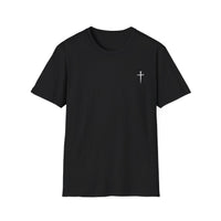 Back design - Jesus Has My Back T-Shirt — Christian Faith Cross Tee