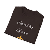 Saved By Grace Christian Shirt for Women Men Shirts for Christians