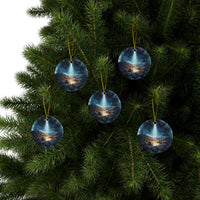 Ceramic Ornament — Moon Shining on Bethlehem
