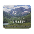 Faith Can Move Mountains - Mouse Pad - Christian Gifts for Women Men