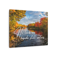 He Leads Me Beside Still Waters - Faith Wall Art - Metal - Inspirational Wall Art Christian Gifts for Women Men