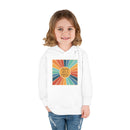 Toddler Hoodie — "Created With A Purpose" Retro Sunburst Pullover