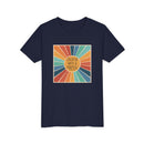 Youth Tee — 'Created With A Purpose' Retro Sunburst Kids T-Shirt