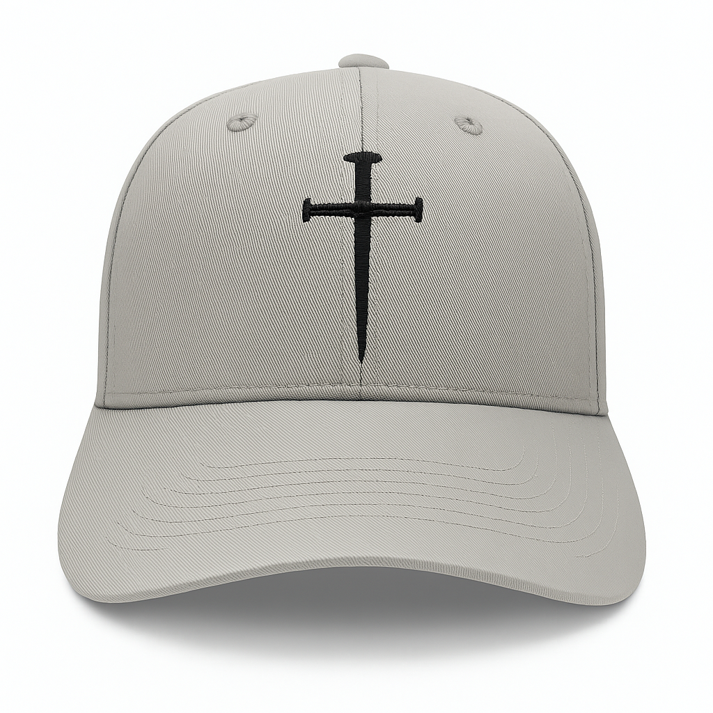 Three Nails Christian Baseball Cap - Embroidered Breathable Cotton Faith Hat - Comfortable - Adjustable - Religious Gift for Men Women Faith Ballcap Christian Baseball Cap (Copy)