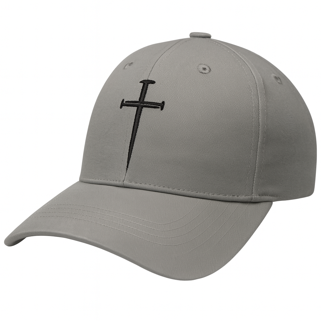 Three Nails Christian Baseball Cap - Embroidered Breathable Cotton Faith Hat - Comfortable - Adjustable - Religious Gift for Men Women Faith Ballcap Christian Baseball Cap (Copy)
