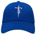 Faith Cross Hat Christian Baseball Cap - Embroidered Breathable Cotton Faith Hat - Comfortable - Adjustable - Religious Gift for Men Women Religious Ballcap Cross Baseball