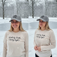Faith over Fear Christian Baseball Cap - Embroidered Breathable Cotton Faith Hat - Comfortable - Adjustable - Religious Gift for Men Women Faith Ballcap Christian Baseball Cap