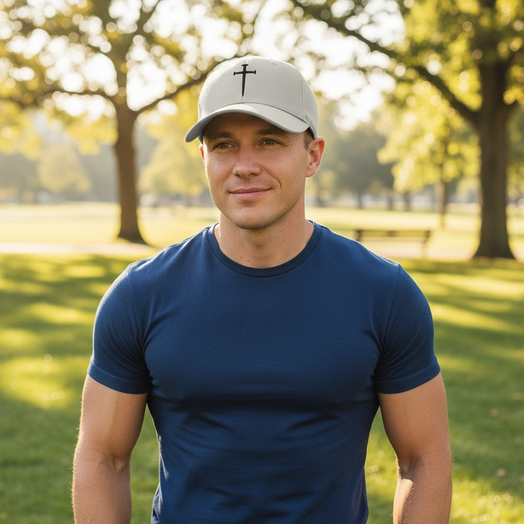 Three Nails Christian Baseball Cap - Embroidered Breathable Cotton Faith Hat - Comfortable - Adjustable - Religious Gift for Men Women Faith Ballcap Christian Baseball Cap (Copy)