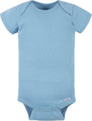 Gerber solid blue Onesies Bodysuit