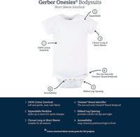 Gerber Onesies Bodysuits product features