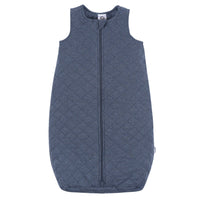 Gerber Navy Heather Quilted Jersey Wearable Blanket front