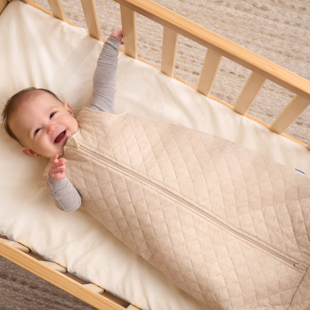 Gerber Baby Wearable Blanket - Oatmeal Heather