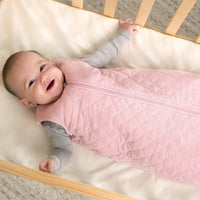 Gerber Pink Heather Wearable Blanket lifestyle