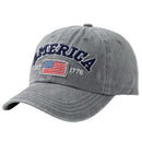 America Flag Hat Est 1776 - American Flag- Embroidered - Put Your Patriotism On Display - Comfortable - Adjustable - One Size Fits Most