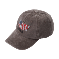 USA Flag Hat - American Flag- Embroidered - Put Your Patriotism On Display - Comfortable - Adjustable - One Size Fits Most