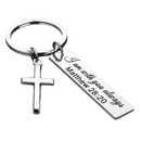 Matthew 28:20 keychain