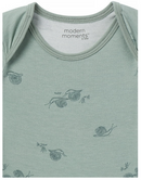 Modern Moments by Gerber Snails Bodysuit neckline detail