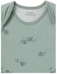Modern Moments by Gerber Snails Bodysuit neckline detail
