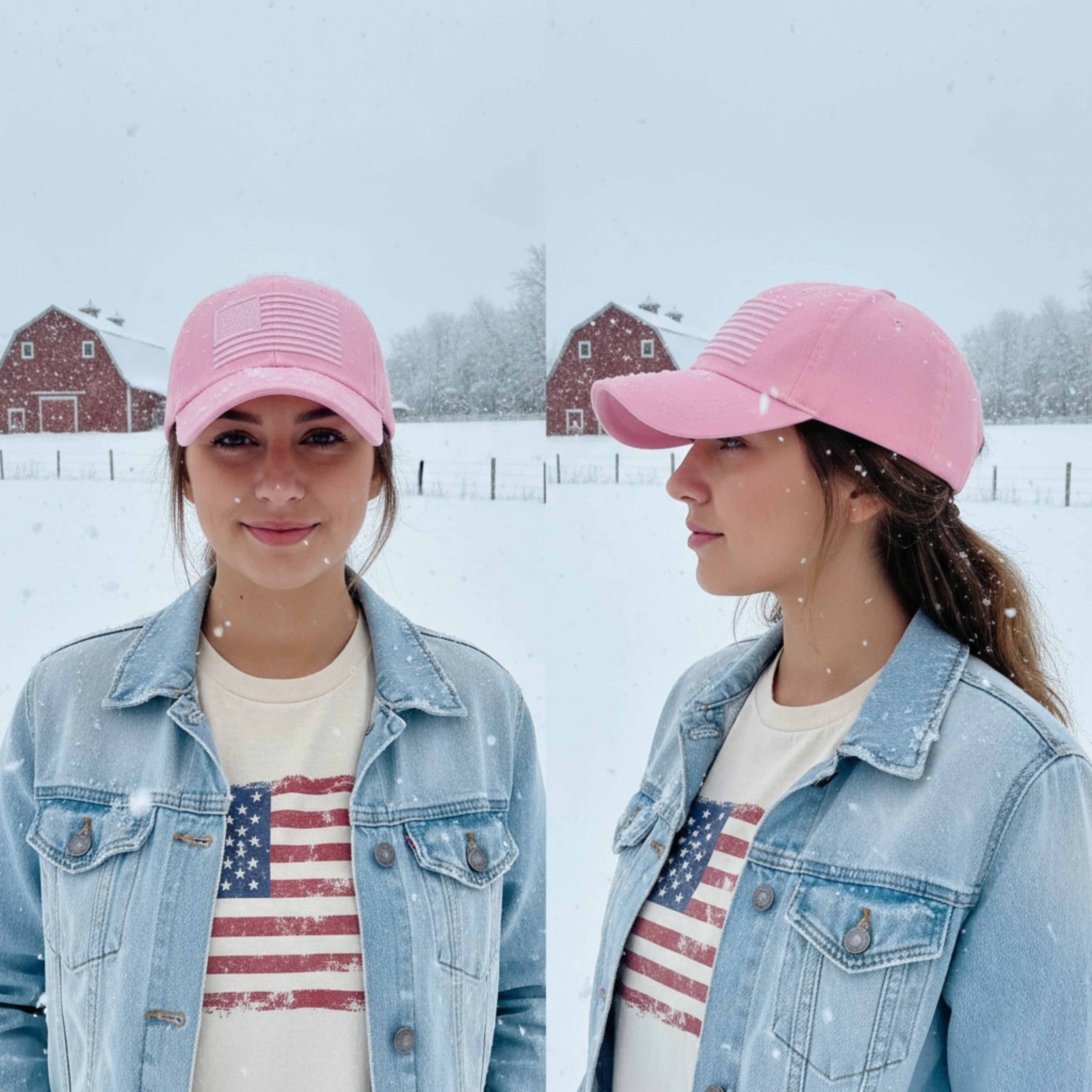 USA Flag Hat - American Flag- Embroidered - Put Your Patriotism On Display - Comfortable - Adjustable - One Size Fits Most