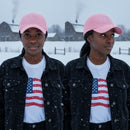 USA Flag Hat - American Flag- Embroidered - Put Your Patriotism On Display - Comfortable - Adjustable - One Size Fits Most