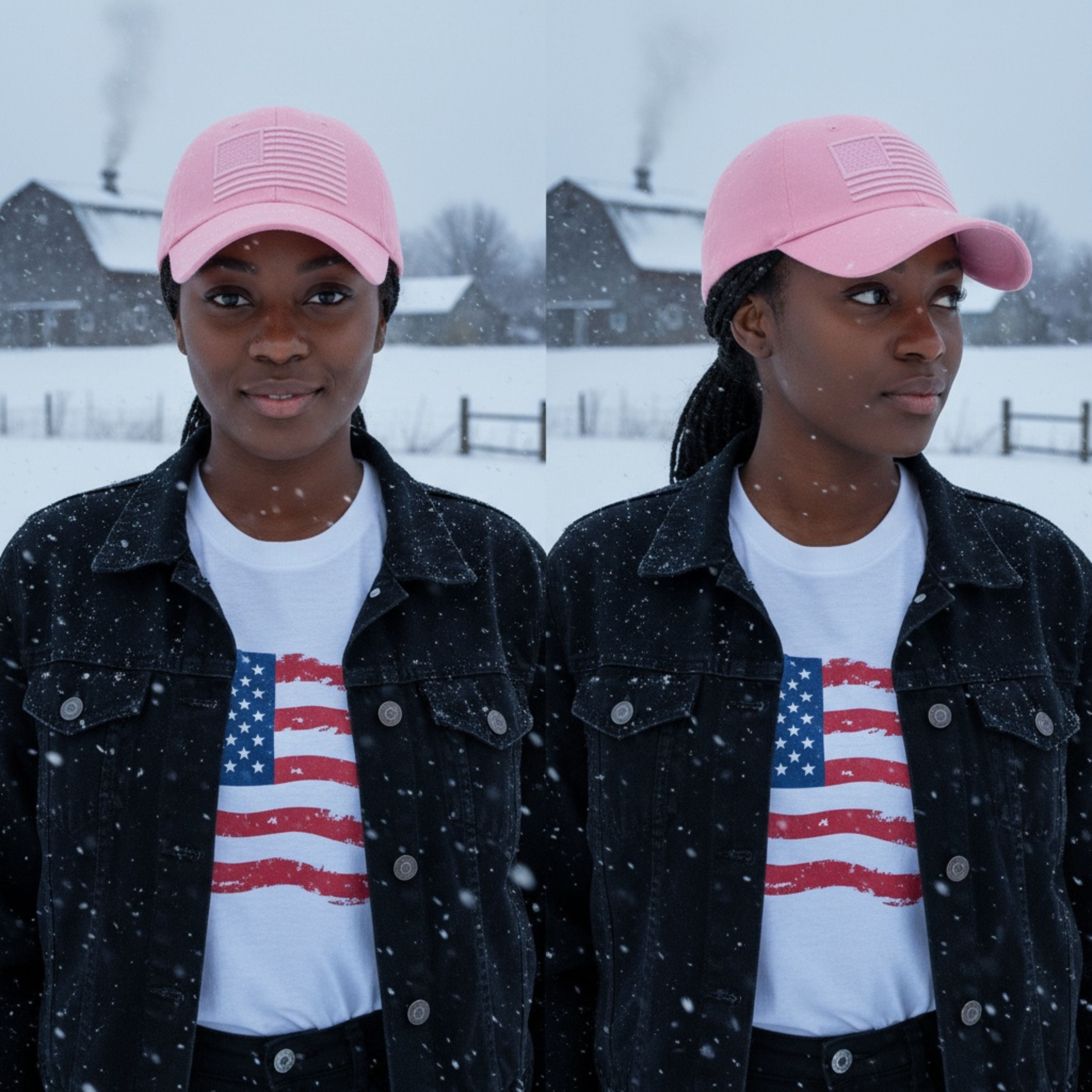USA Flag Hat - American Flag- Embroidered - Put Your Patriotism On Display - Comfortable - Adjustable - One Size Fits Most