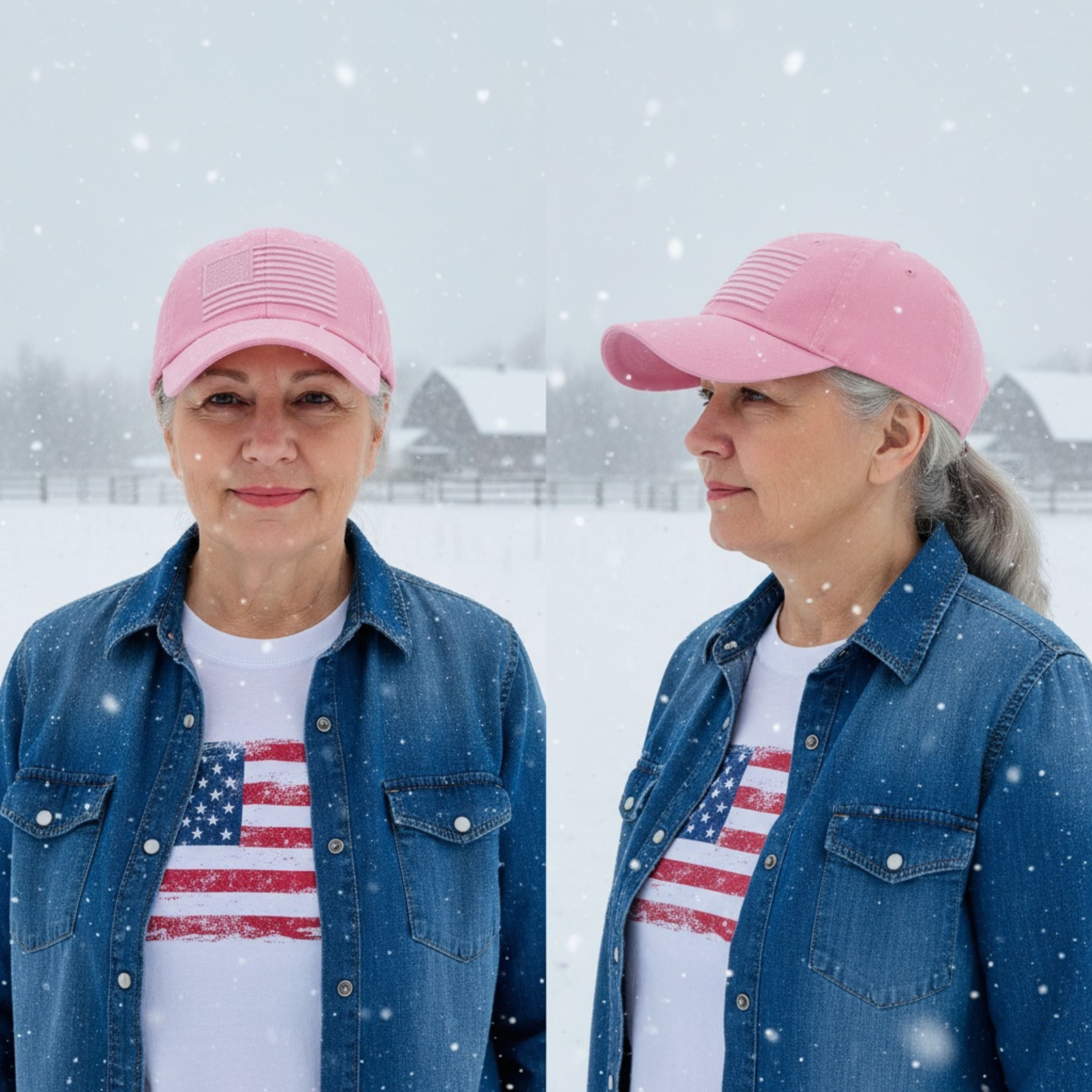 USA Flag Hat - American Flag- Embroidered - Put Your Patriotism On Display - Comfortable - Adjustable - One Size Fits Most