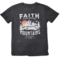 Faith Can Move Mountains Christian Shirts for Women Praying Spiritual Gifts for Women Proudly Displaying Your Faith
